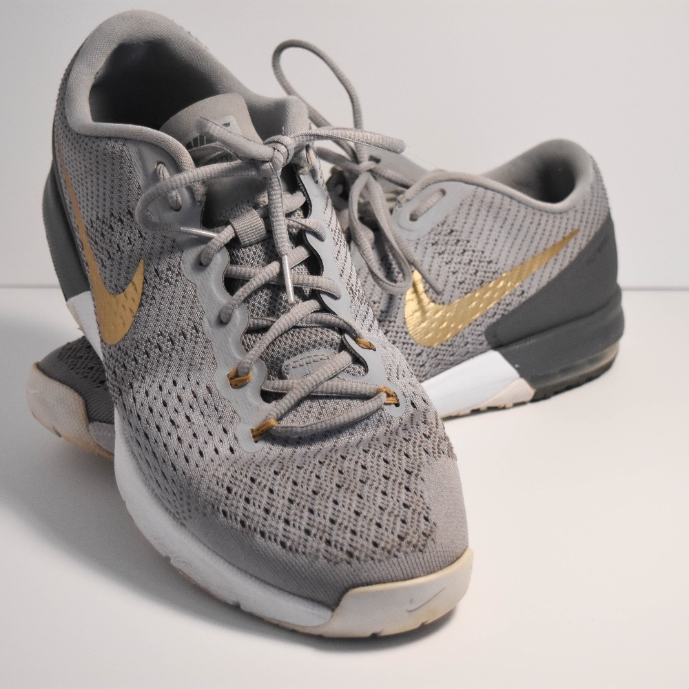Nike Air Max Typha Sz 11 # 820198-070 Gray/Gold